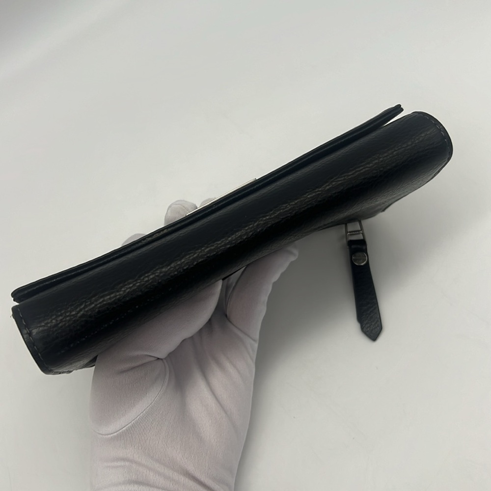 Fossil Issue No. 1954 Cowhide Leather Flap Clutch… - image 8